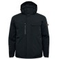 Kurtka zimowa z kapturem funkcyjna 5000mm North Latitude czarna Kurtka zimowa z kapturem funkcyjna 5000mm North Latitude czarna