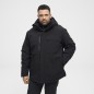 Kurtka zimowa z kapturem funkcyjna 5000mm North Latitude czarna Kurtka zimowa z kapturem funkcyjna 5000mm North Latitude czarna