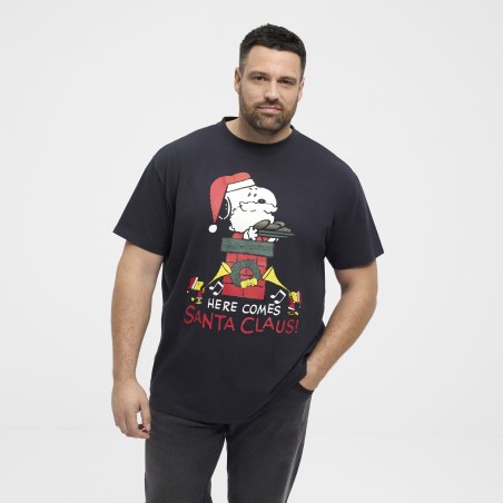 T-shirt Snoopy North Latitude Denim czarny