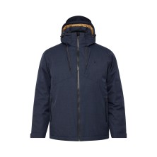 Kurtka zimowa funkcyjna z kapturem North Latitude granatowa