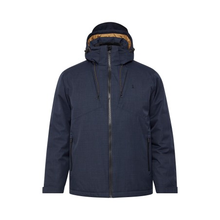Kurtka zimowa funkcyjna z kapturem North Latitude granatowa
