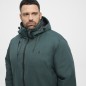 Kurtka zimowa funkcyjna z kapturem North Latitude zielona