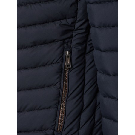 Kurtka puchowa jesienno-zimowa CASA MODA granatowa