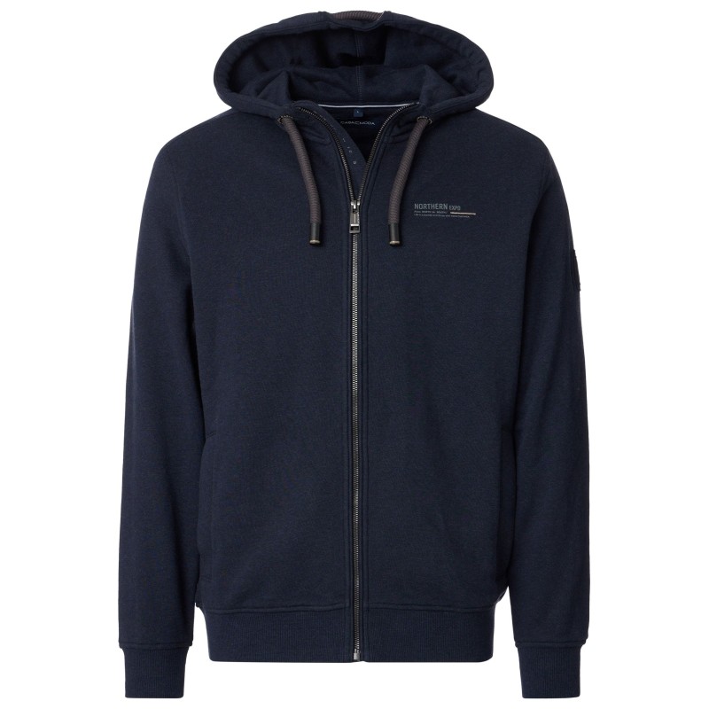 Ciepła bluza z kapturem rozpinana CASA MODA granatowa Ciepła bluza z kapturem rozpinana CASA MODA granatowa