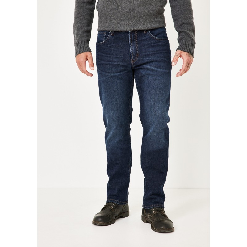 Ocieplane spodnie jeansowe REDPOINT LANGLEY THERMO granatowe Ocieplane spodnie jeansowe REDPOINT LANGLEY THERMO granatowe