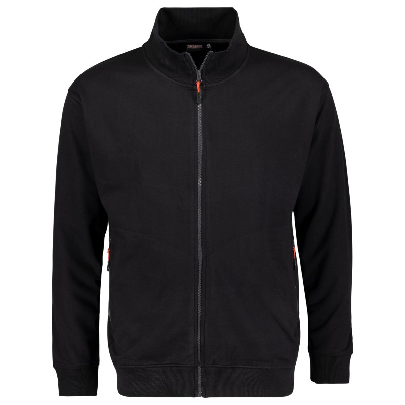 Bluza dresowa rozpinana ADAMO czarna Bluza dresowa rozpinana ADAMO czarna