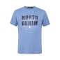 T-shirt z nadrukiem NORTH LATITUDE DENIM niebieski