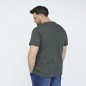 T-shirt z nadrukiem NORTH LATITUDE DENIM oliwkowy T-shirt z nadrukiem NORTH LATITUDE DENIM oliwkowy