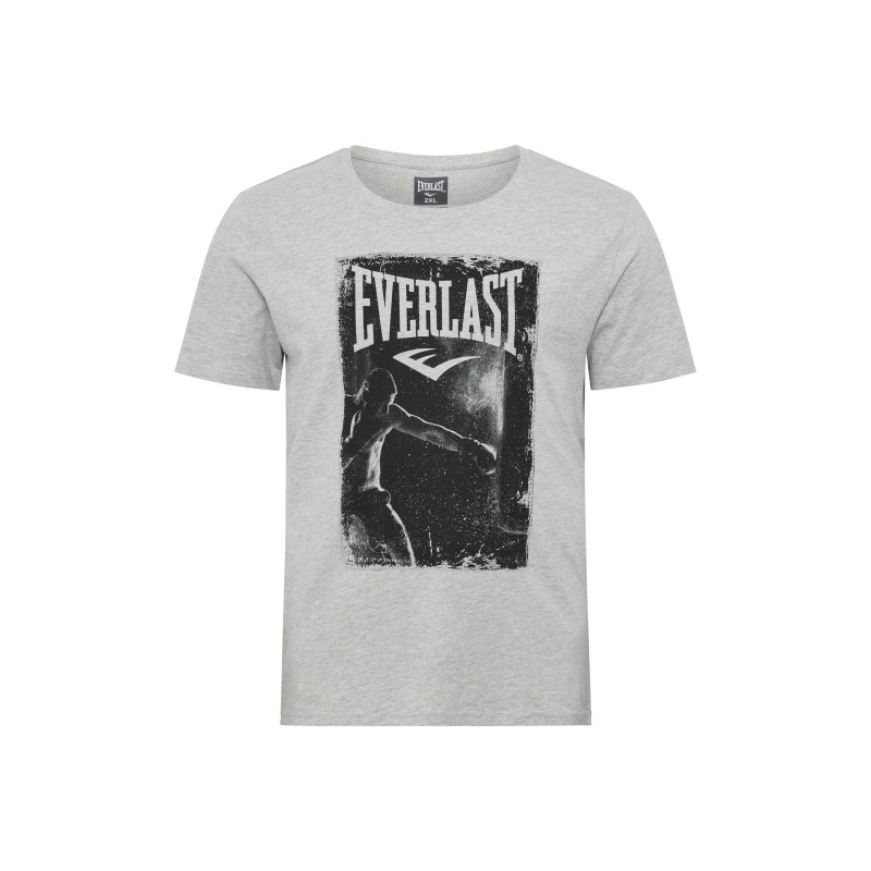 Koszulka EVERLAST z nadrukiem szara