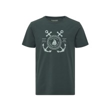 T-shirt bawełniany REDGREEN Con zielony