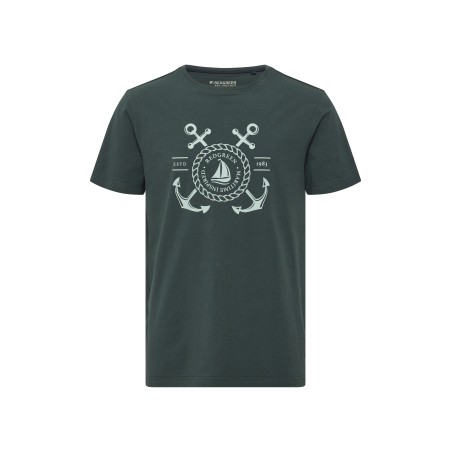 T-shirt bawełniany REDGREEN Con zielony