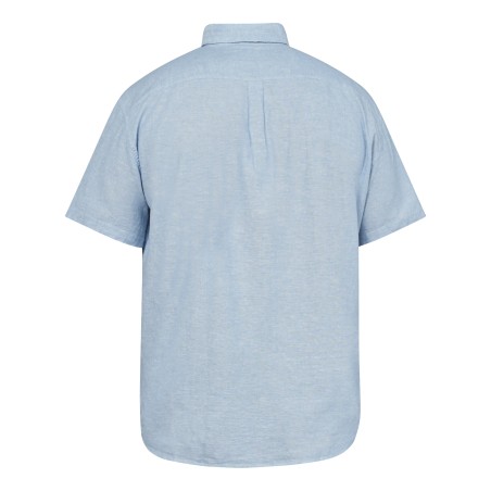 Koszula lniana North Latitude błękitna