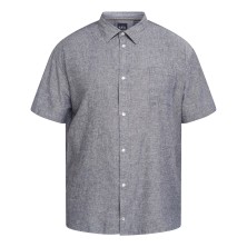 Koszula lniana North Latitude granatowa