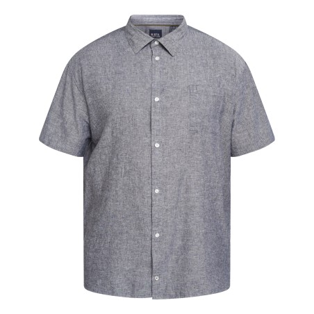 Koszula lniana North Latitude granatowa