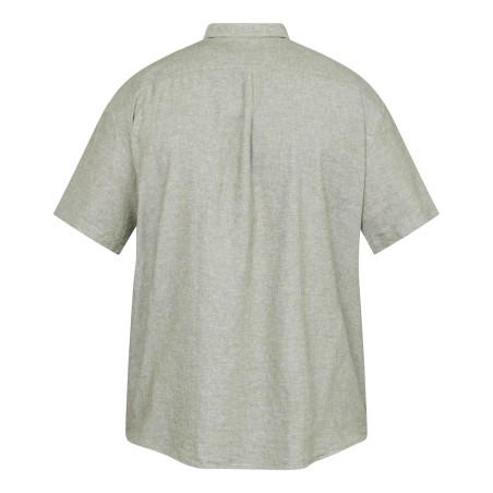 Koszula lniana North Latitude oliwkowa