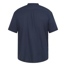 Koszula lniana ze stójką North Latitude granatowa