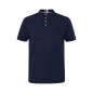 Koszulka polo z kieszonką elegancka North Latitude granatowa
