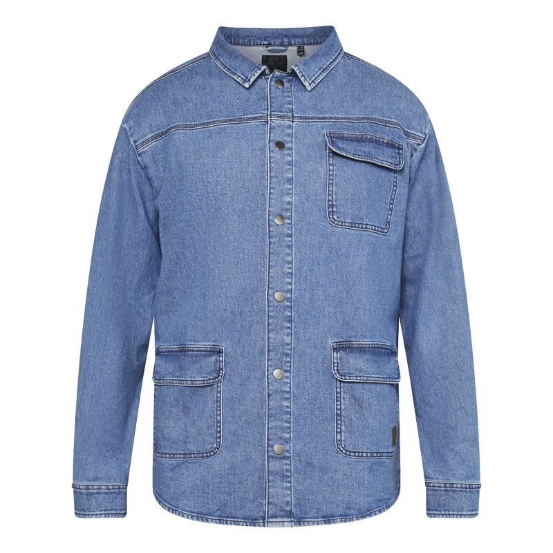 Kurtka jeansowa NORTH LATITUDE niebieska