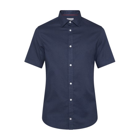 Koszula lniana REDGREEN ASGER granatowa