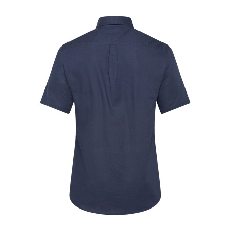 Koszula lniana REDGREEN ASGER granatowa