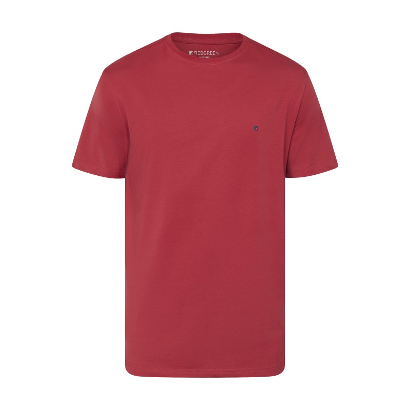 T-shirt z organicznej bawełny REDGREEN Chris czerwony