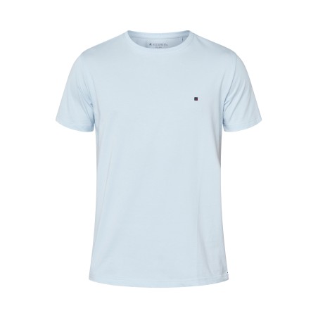 T-shirt z organicznej bawełny REDGREEN Chris błękitny