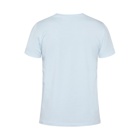 T-shirt z organicznej bawełny REDGREEN Chris błękitny