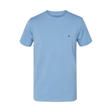 T-shirt z organicznej bawełny REDGREEN Chris niebieski