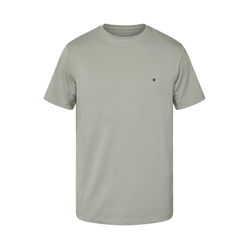 T-shirt z organicznej bawełny REDGREEN Chris oliwkowy