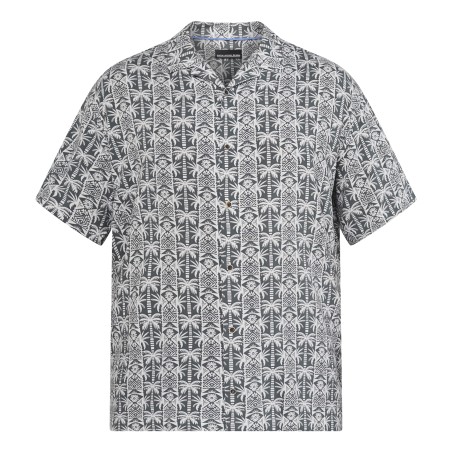 Koszula hawajska North Latitude w palmy zielona