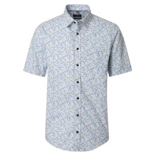 Koszula z krótkim rękawem CASA MODA niebieska