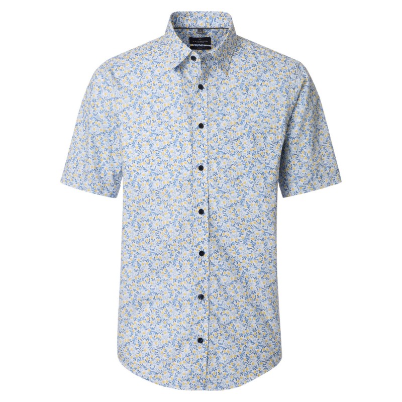 Koszula z krótkim rękawem CASA MODA niebieska