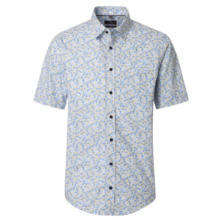 Koszula z krótkim rękawem CASA MODA niebieska