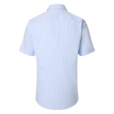 Koszula z krótkim rękawem CASA MODA w paski niebieska