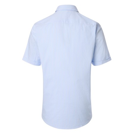 Koszula z krótkim rękawem CASA MODA w paski niebieska