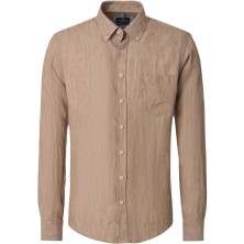 Koszula lniana CASA MODA beżowa