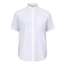 Koszula lniana North Latitude biała