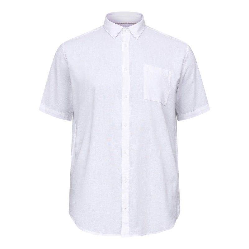 Koszula lniana North Latitude biała