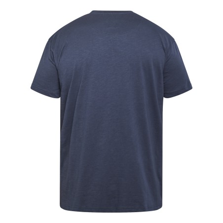 T-shirt rozpinany pod szyją North Latitude granatowy melanż