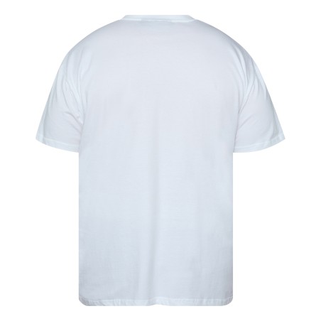 T-shirt w serek z kieszonką North Latitude biały