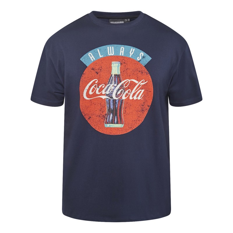 T-shirt z nadrukiem Coca Cola North Latitude granatowy