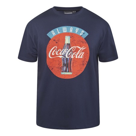 T-shirt z nadrukiem Coca Cola North Latitude granatowy