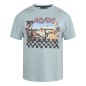 T-shirt z nadrukiem ACDC North Latitude niebieski