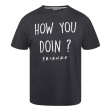 T-shirt z nadrukiem FRIENDS North Latitude czarny