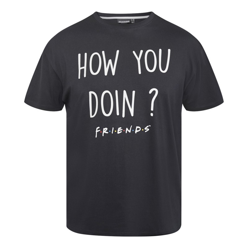 T-shirt z nadrukiem FRIENDS North Latitude czarny