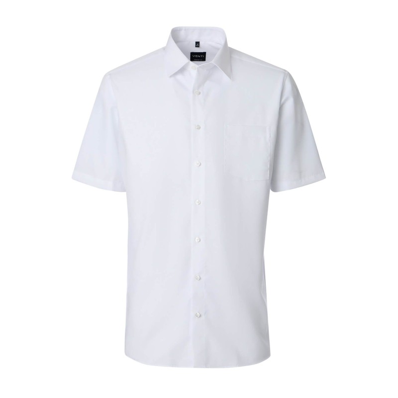 Koszula z krótkim rękawem elegancka VENTI non-iron biała