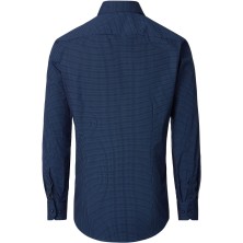 Koszula z długim rękawem VENTI granatowa we wzorek