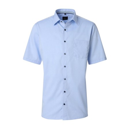 Koszula z krótkim rękawem elegancka VENTI non-iron niebieska