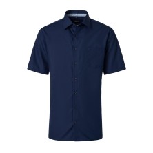 Koszula z krótkim rękawem elegancka VENTI non-iron granatowa