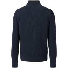 Sweter hybrydowy rozpinany CASA MODA granatowy